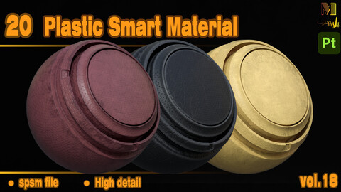 20 Plastic Smart Materials - Vol18 (spsm file)