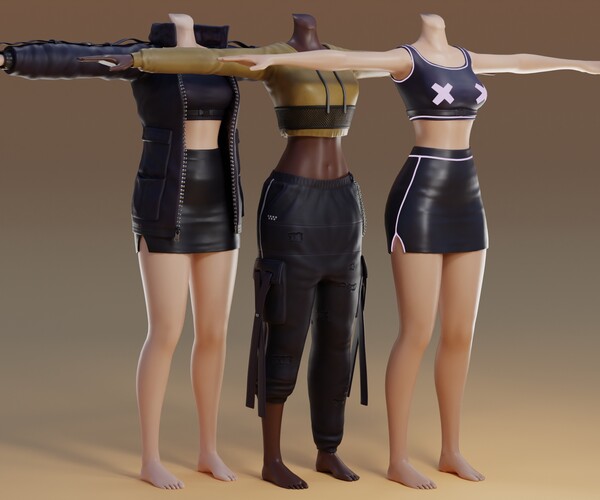 ArtStation - Free Outfit: Urban Outfit | Game Assets