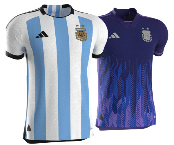 Argentina 2022 World Cup Away Kit - PES Kit Creator Showcase