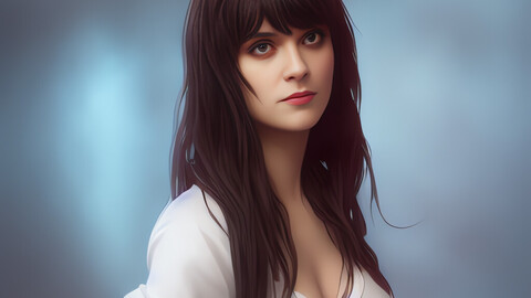 Zooey Deschanel fan art