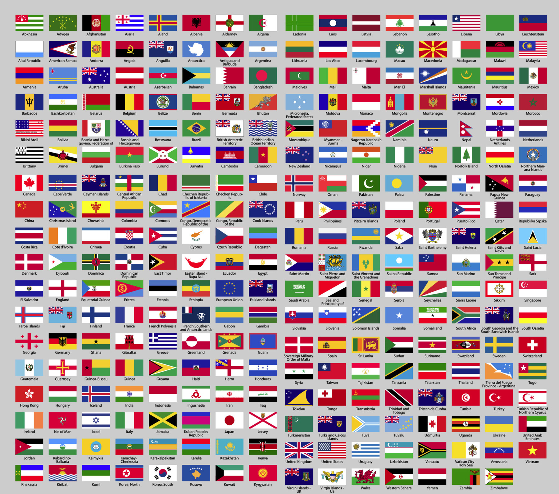 ArtStation - All national flags of the world. EPS Template File | Artworks