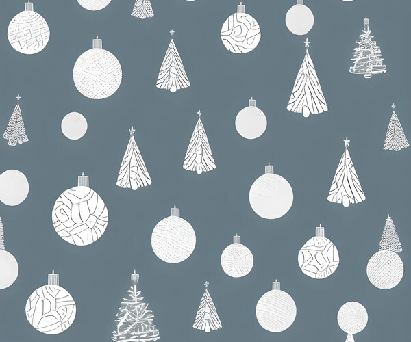 ArtStation - Christmas patterns | Artworks