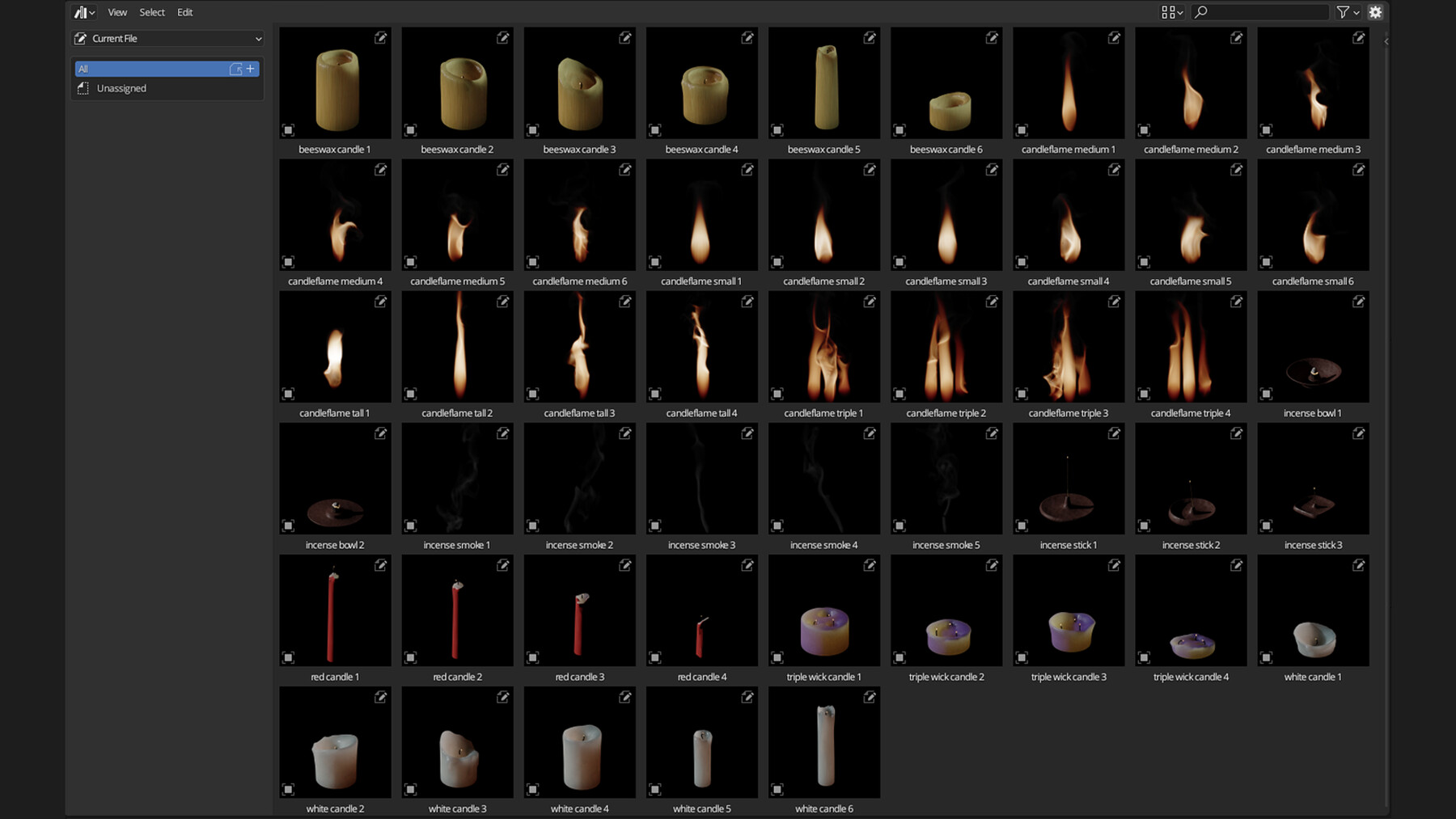 ArtStation - 3D Candles, Smoke and Volumetric Fire for Concept Art ...