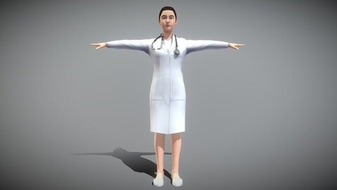 3D Model - Female Doctor