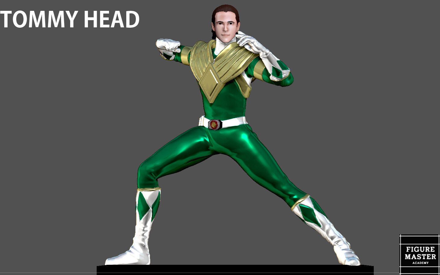 STL file MIGHTY MORPHIN POWER RANGERS GREEN RANGER CREST 🎲・3D print object  to download・Cults