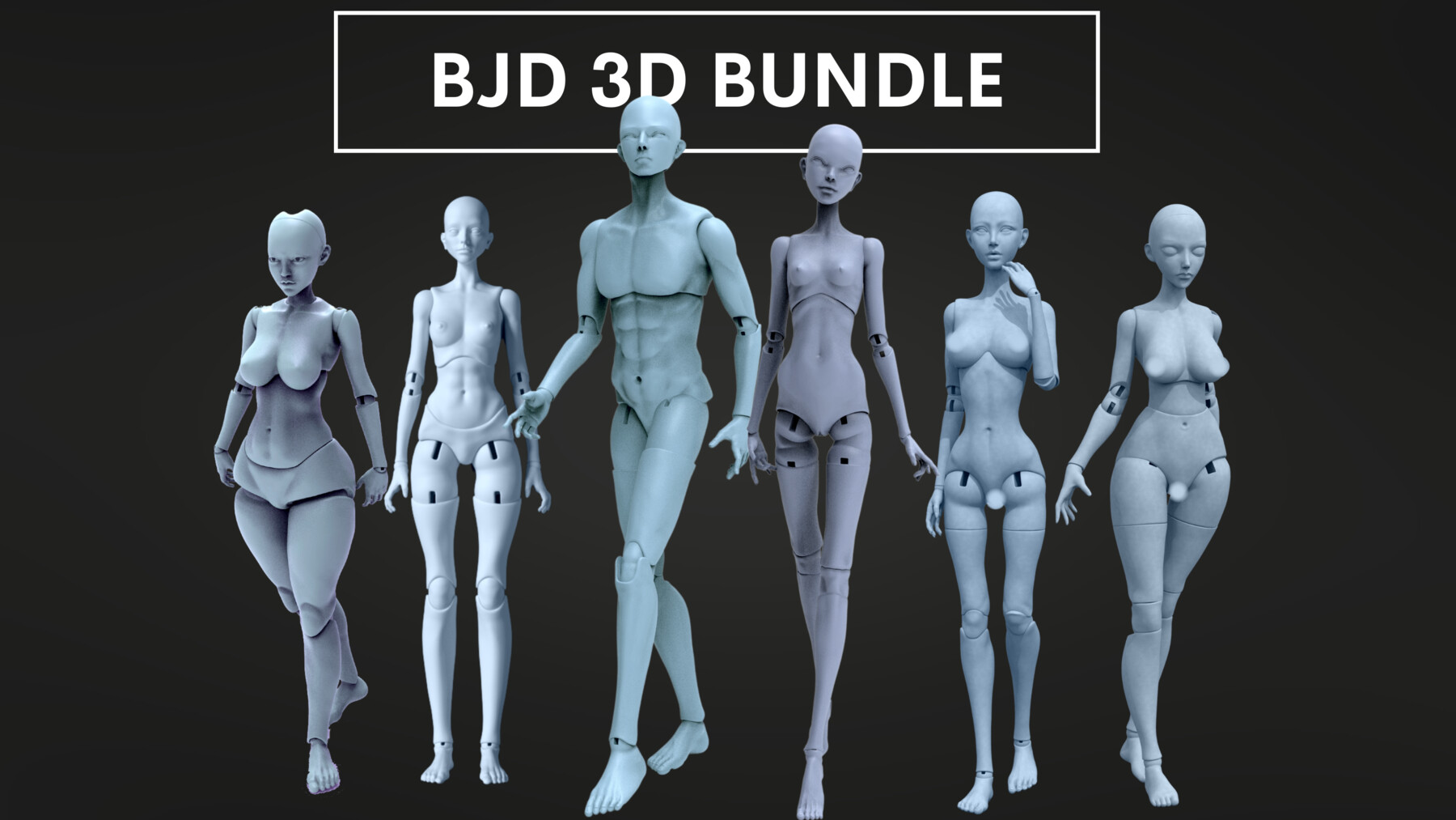 ArtStation - BJD DOLL, 3D BJD, BJD 3D DOLL, BJD DOLL 3D PRINTING