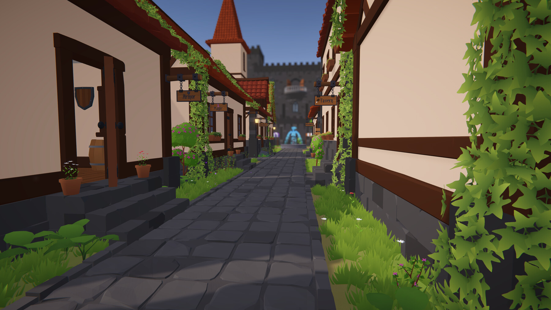 ArtStation - Low Poly Medieval Village Vol.2 asset for Unity 3D | Game ...