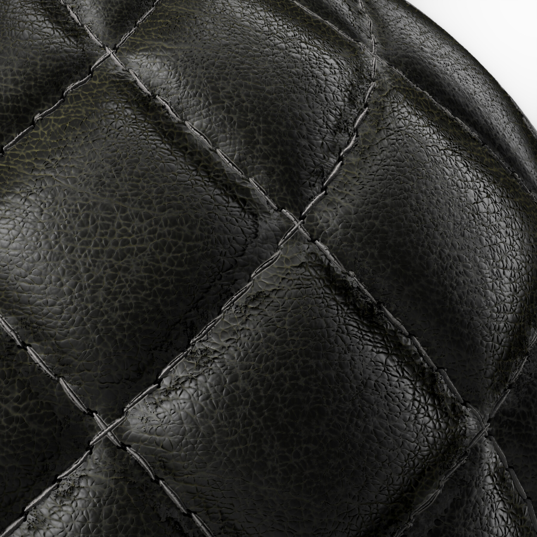 KREA - 4K UHD seamless leather texture. High quality PBR material.  Completely neutral lighting