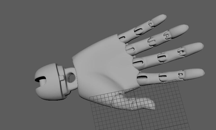 ArtStation BJD doll ball joint doll women hand, 3D print model