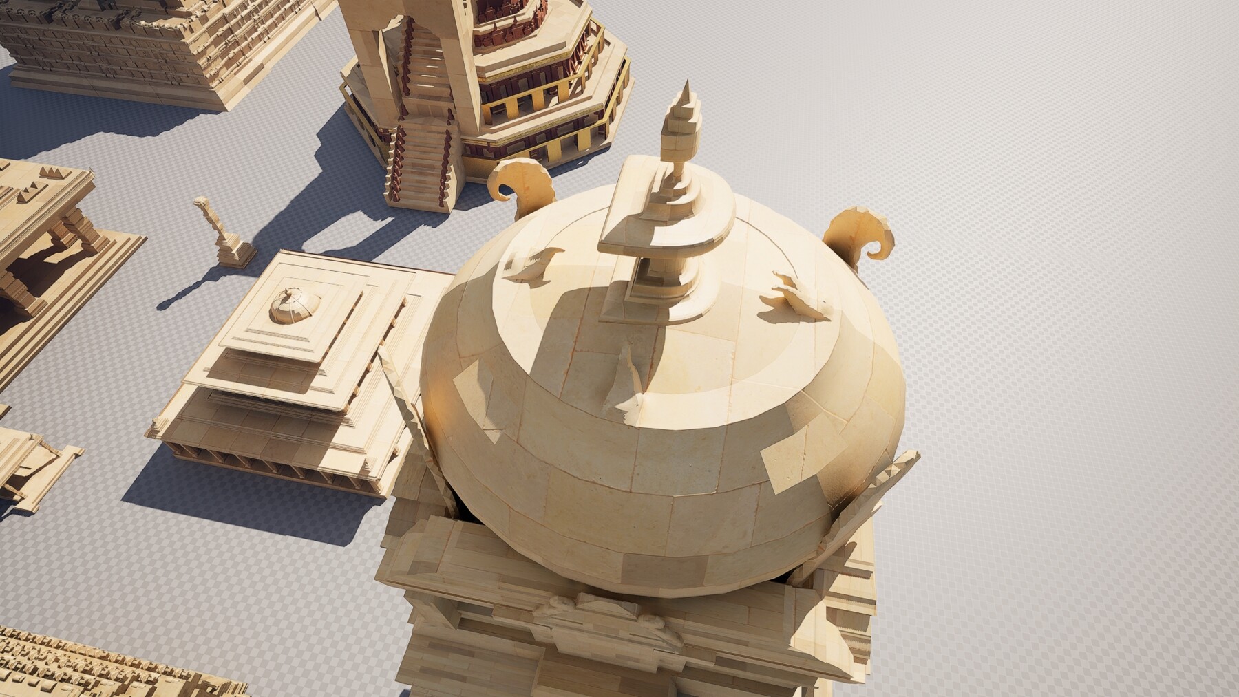 ArtStation - Temple Kitbash 3D KIT | Resources