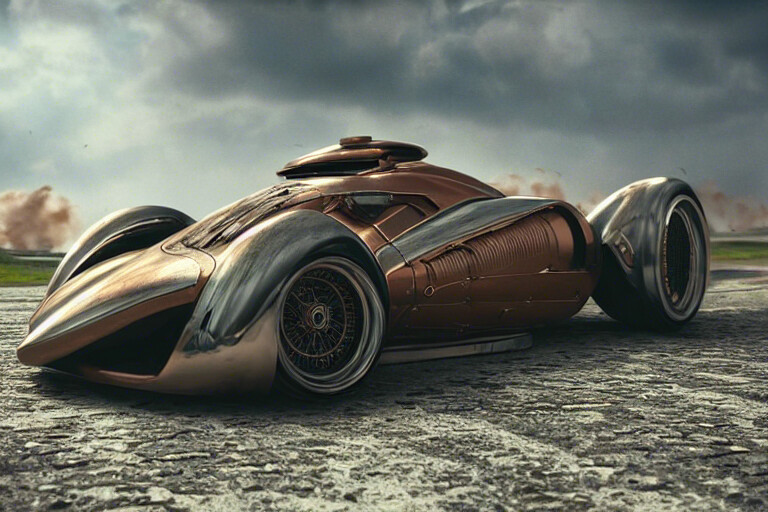 ArtStation Steampunk cars pack Artworks