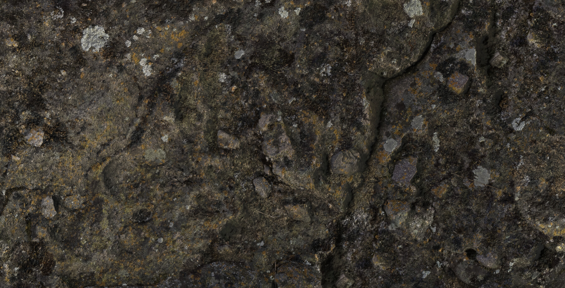 ArtStation Dark Volcanic Rock Surface Resources