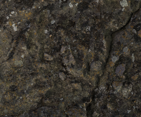 ArtStation Dark Volcanic Rock Surface Resources