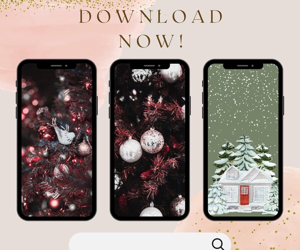 ArtStation - IPhone Xmas Wallpapers, Modern Phone Wallpaper, iPhone