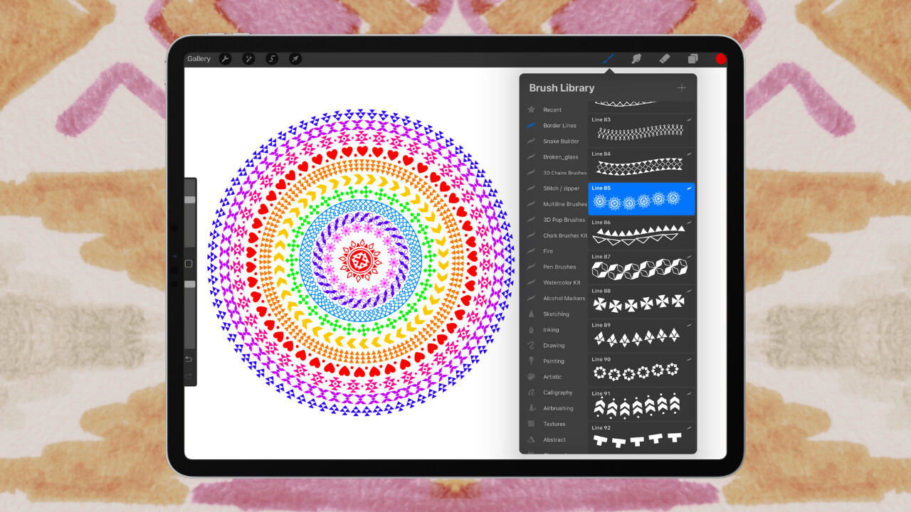 ArtStation Border Brush Set For Procreate Brushes