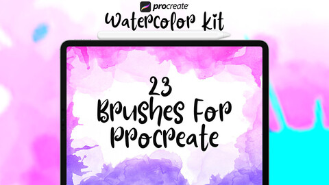 Watercolor Brush Set For Procreate
