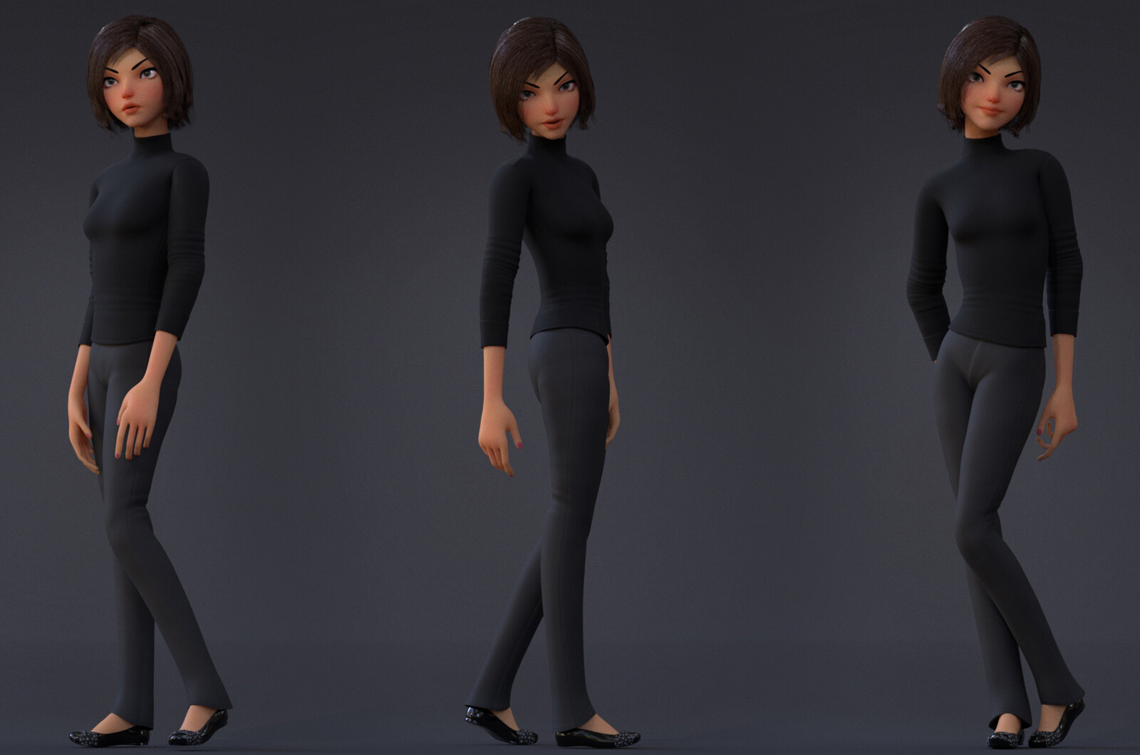 Sam assistant samsung rigging Low-poly 3D Model