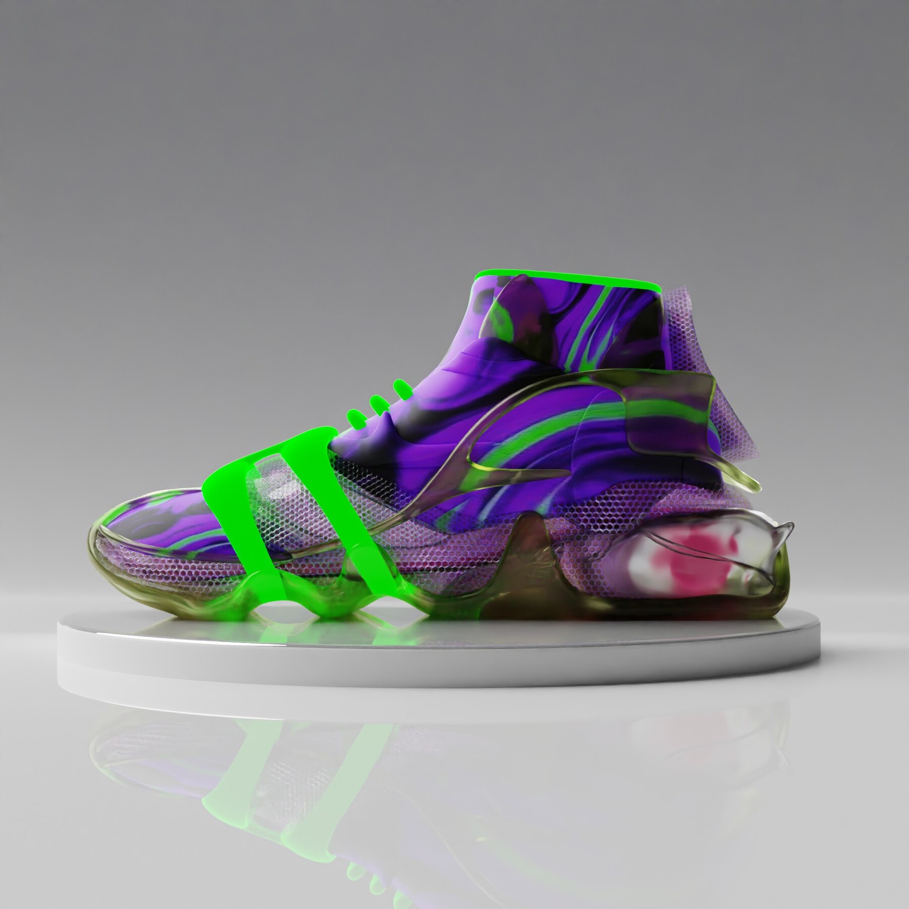 ArtStation - Purple-green sneakers | Resources