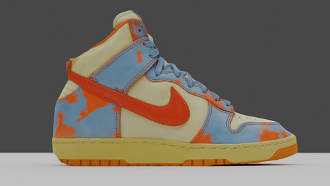 Nike Dunk High 1985 SP Orange Acid Wash