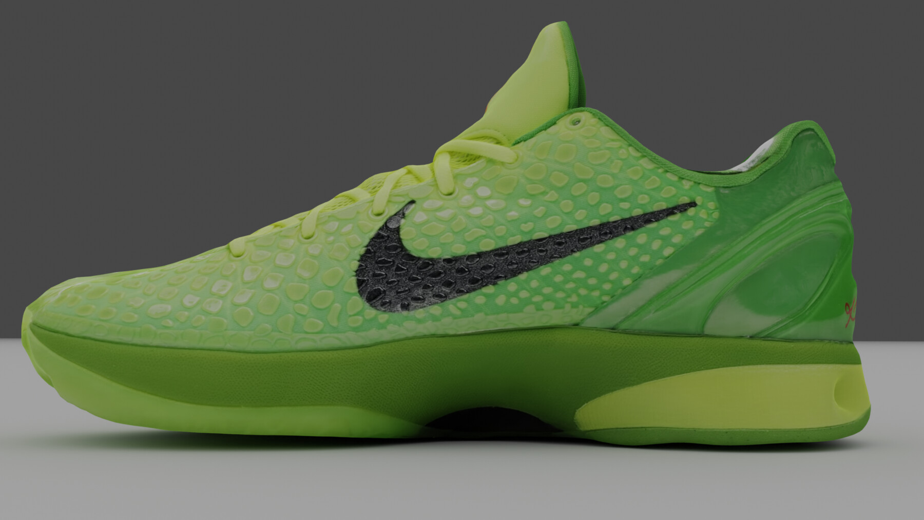 ArtStation - Nike Kobe 6 Protro Grinch (2020) | Game Assets