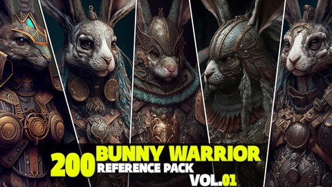 200 Bunny Warrior Reference Pack Vol.01