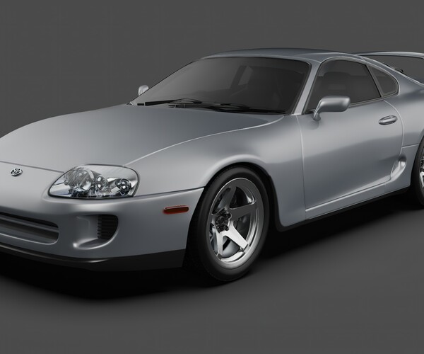 ArtStation - Toyota Supra 98 | Game Assets