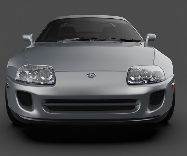 ArtStation - Toyota Supra 98 | Game Assets