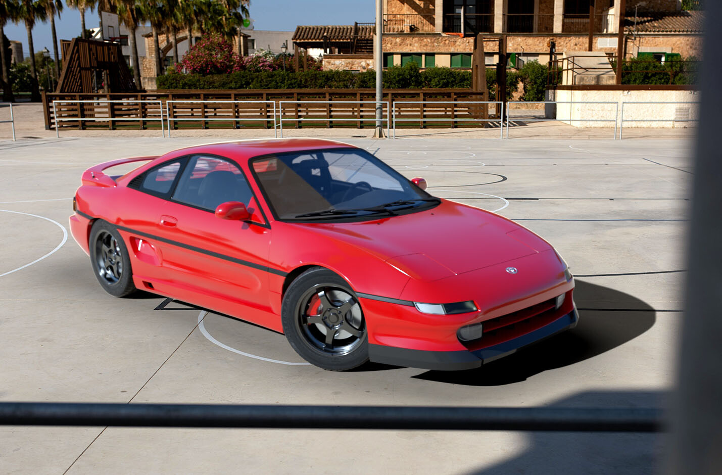 ArtStation - Toyota MR2 SW20 Rev. 2 (1993) - Free 3D Model | Resources