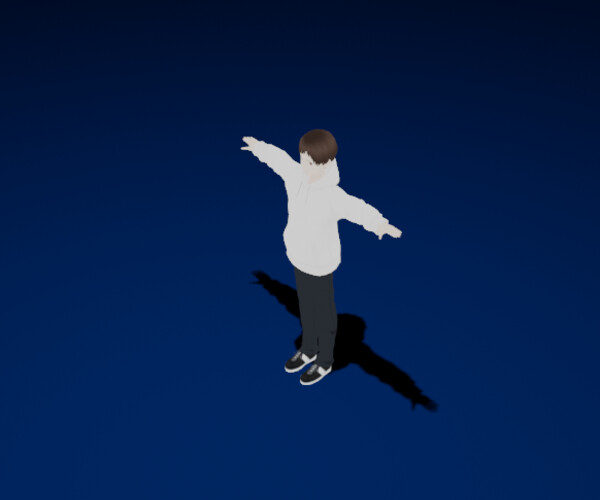 ArtStation - Anime Man Character - Basic Style 5 | Game Assets