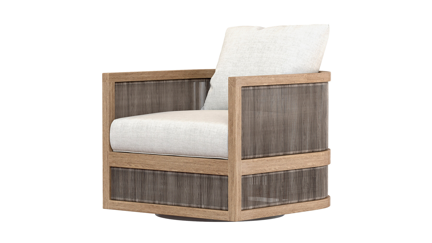 ArtStation RH Capri Teak Swivel Lounge Chair Resources