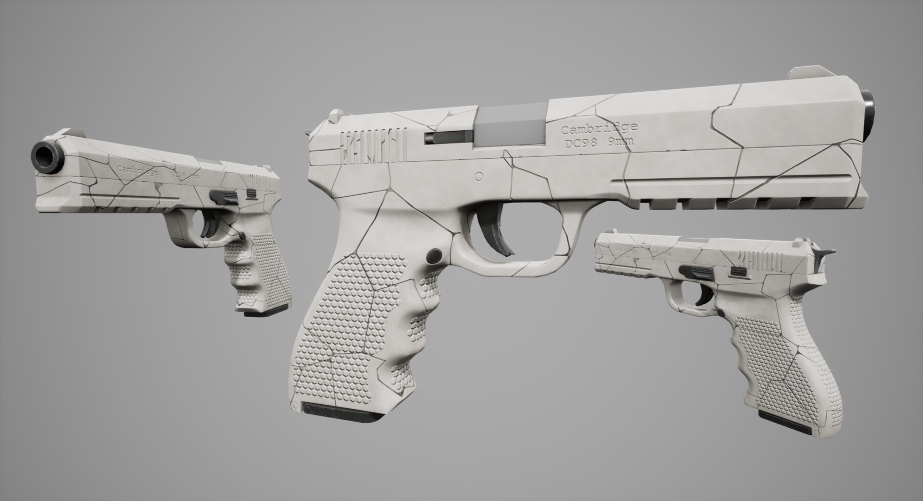 ArtStation DC98 Handgun Plus extra skins Game Assets