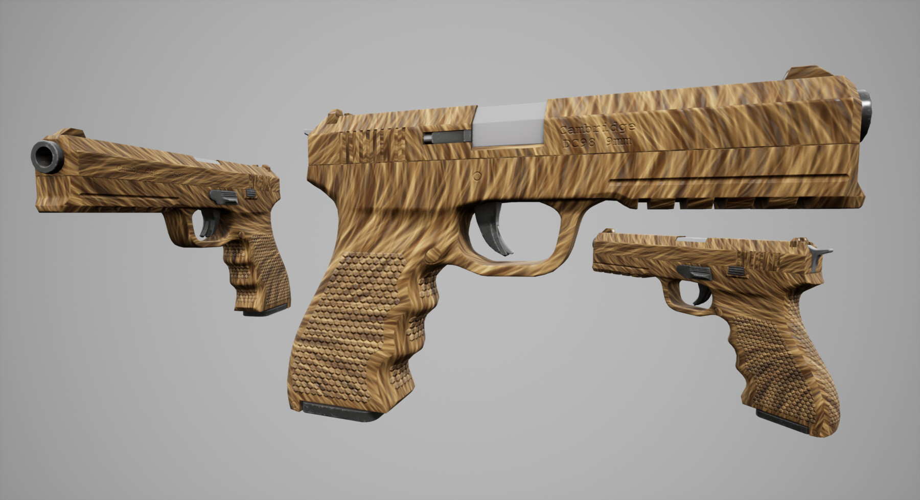 ArtStation DC98 Handgun Plus extra skins Game Assets