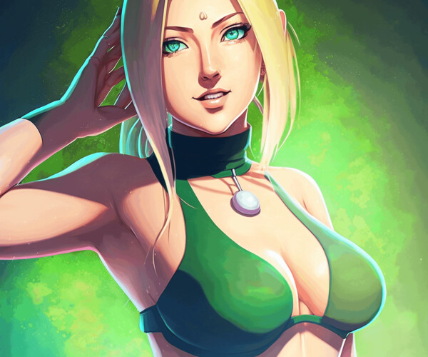 ArtStation - Naruto Shippuden (Tsunade C)