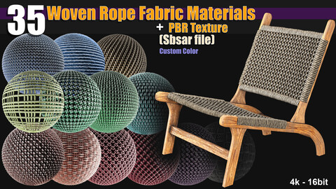 35 Woven Rope Fabric Materials