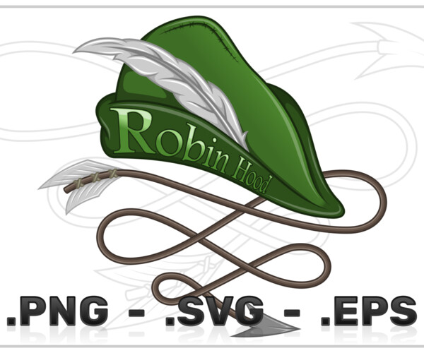 ArtStation - Robin Hood Hat Vector Design With Date | Artworks