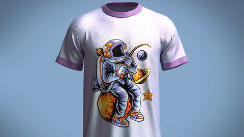 Tshirt NASA Moon-Metaverse