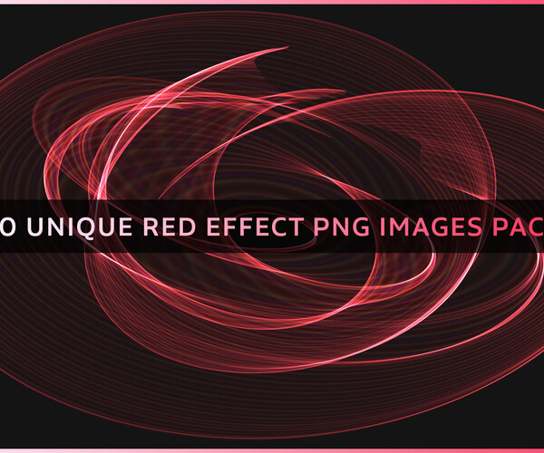 ArtStation - 20 Unique Red Effect PNG Images Pack | Artworks