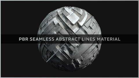 PBR Seamless Abstract Lines Material - SBSAR - 4k Texture