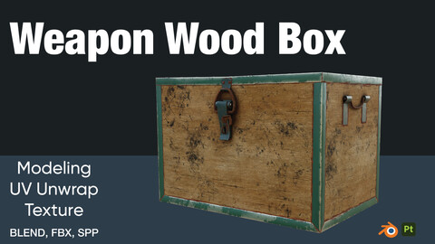 Military Prop - Weapon Wood Box