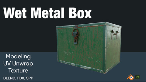 Military Prop - Wet Metal Box