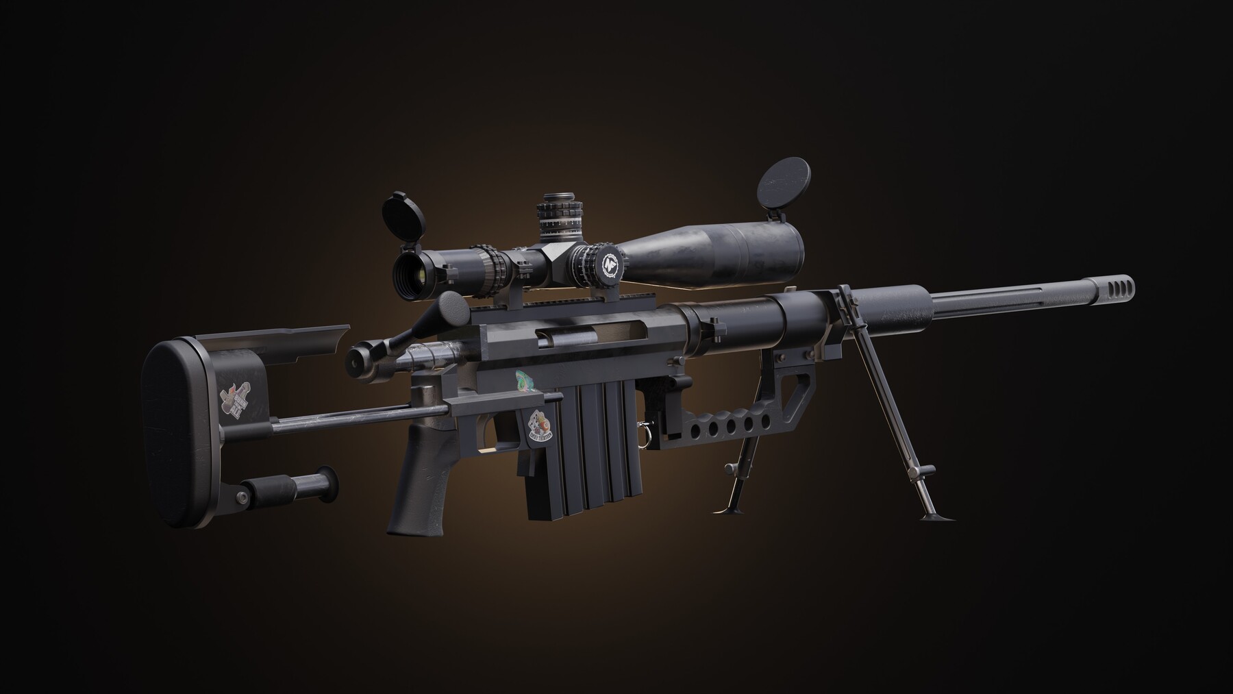 ArtStation - Rifle M200 Intervention /Optic Sniper/ | Resources