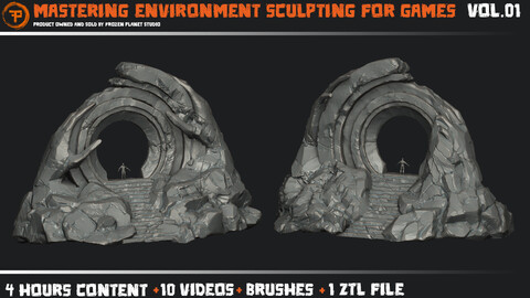 Mastering Environment Sculpting For Games Vol 01