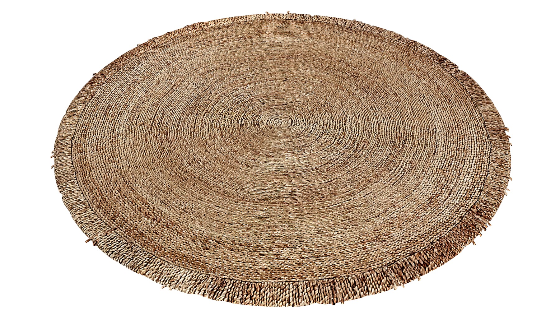 ArtStation - Aftas Hand Woven Jute Braided Rug Round Natural | Resources