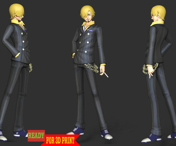 ArtStation - The cook of the king of pirates! Vinsmoke Sanji.