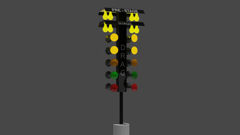Drag racing tree lights