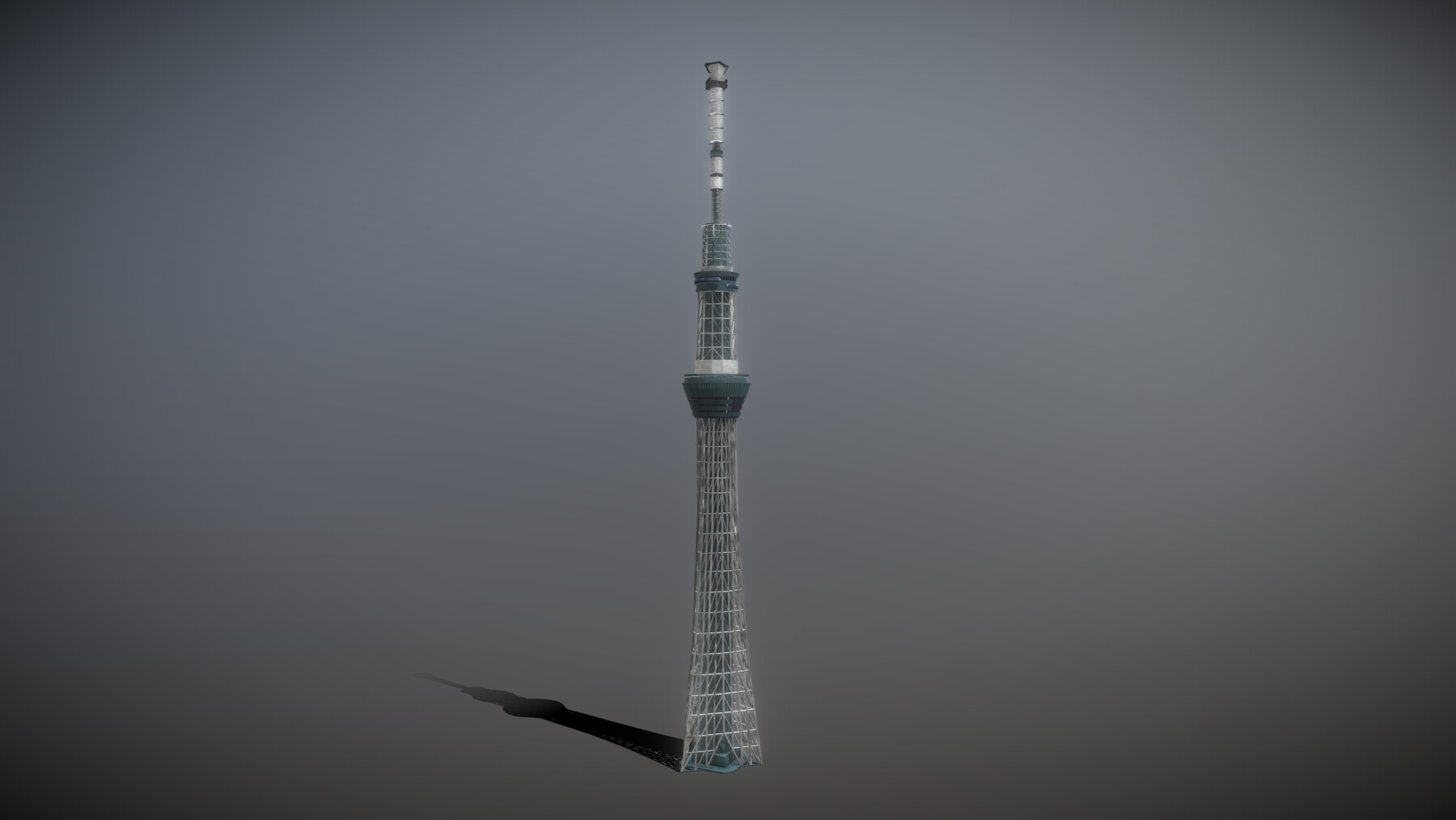 ArtStation - 3D Model - Tokyo Skytree | Game Assets