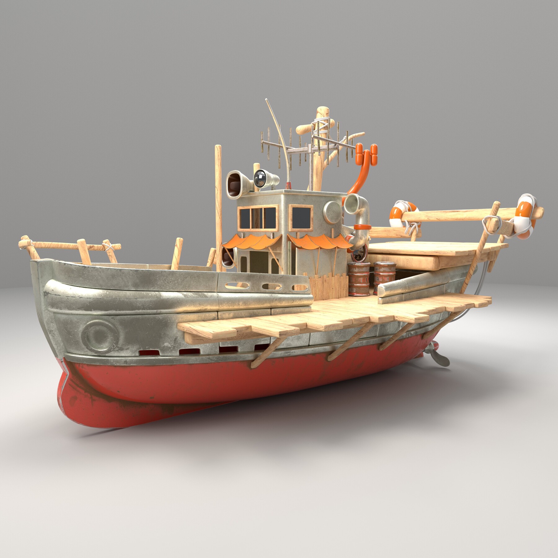 Sport Fishing Boat 3D Models for Download