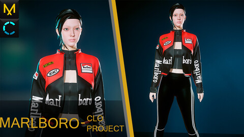 Marlboro racer- Clo3d, MD project