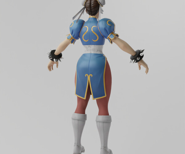 ArtStation - Chun Li Lowpoly Rigged | Resources