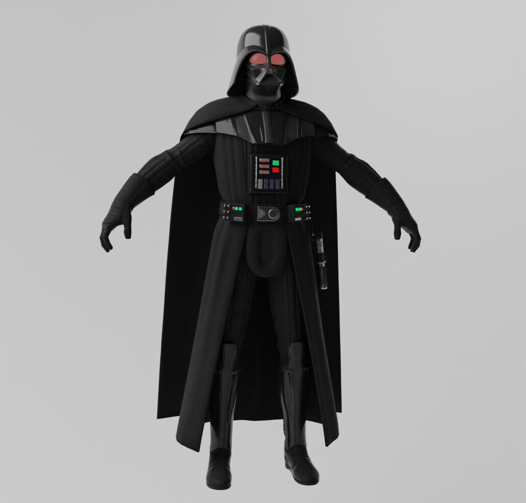 ArtStation - Darth Vader Lowpoly Rigged | Resources